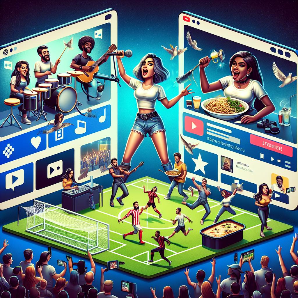 Facebook živé vysílání jako zábavná platforma