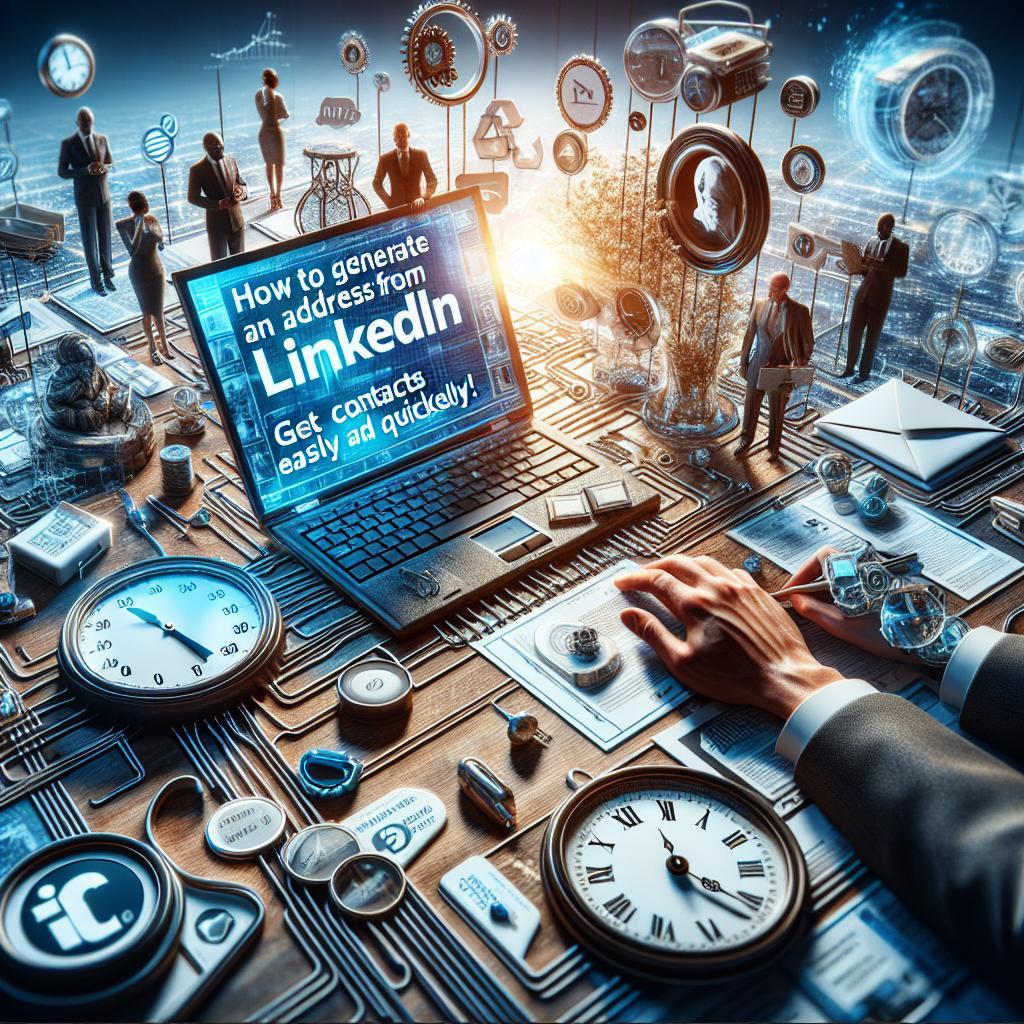 Jak vygenerovat adresu z LinkedIn: Získejte kontakty snadno a rychle!