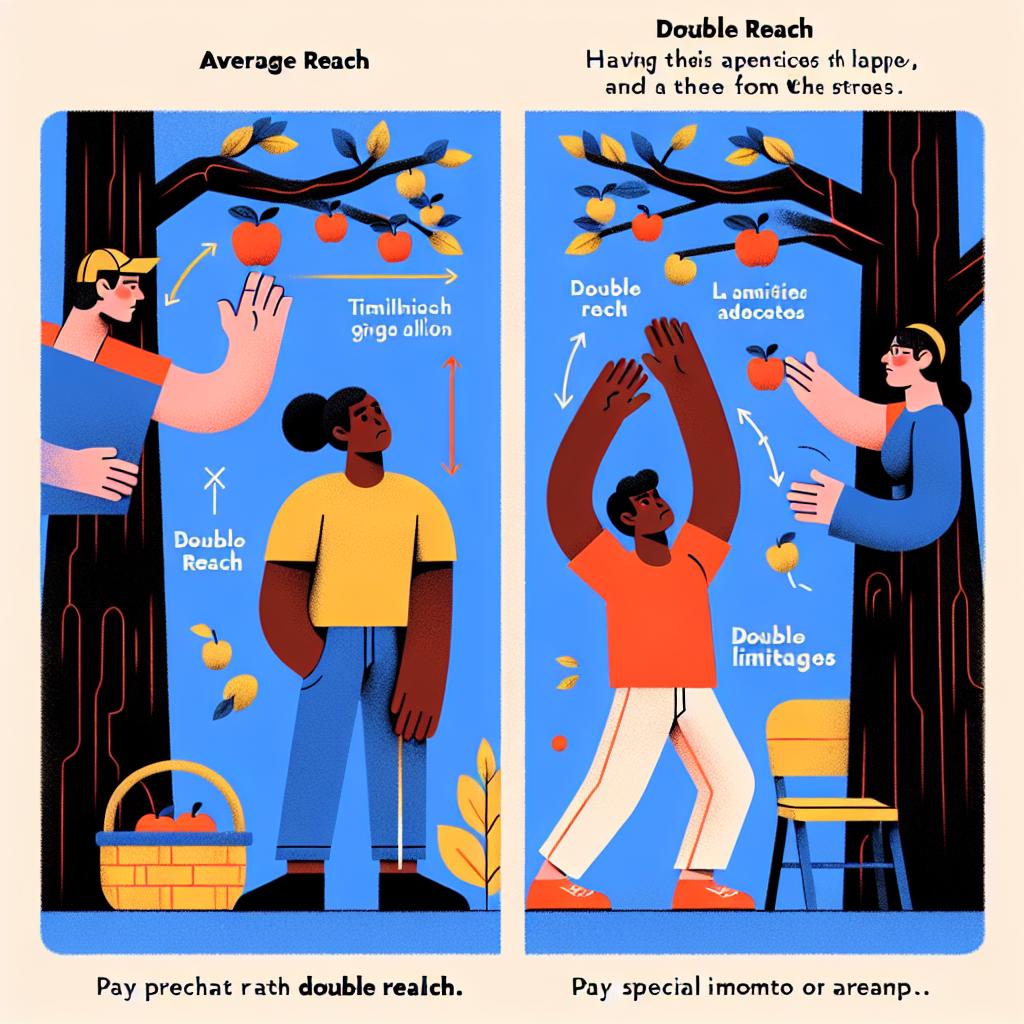 Výhody dvojnásobného dosahu