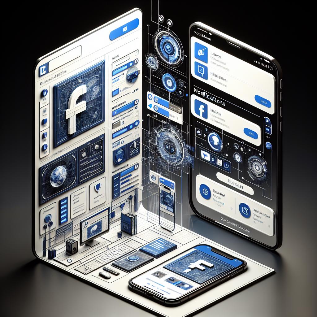 Facebook desktop verze a mobilní aplikace