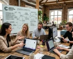 Tým digitální marketingové agentury spravující profily tvůrců