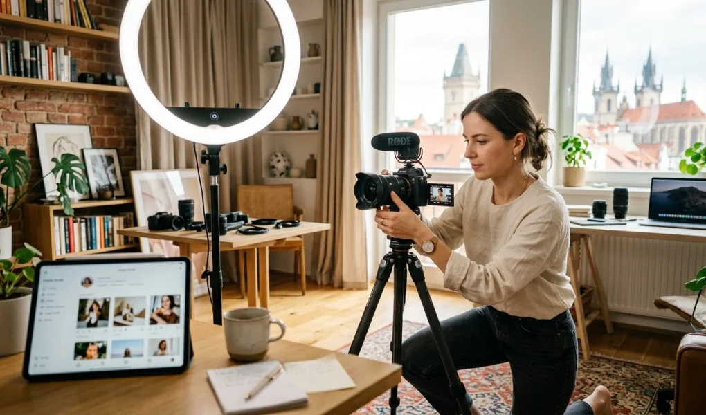 Česká tvůrkyně obsahu připravující streamovací studio v Praze