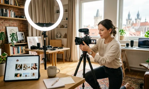 Česká tvůrkyně obsahu připravující streamovací studio v Praze